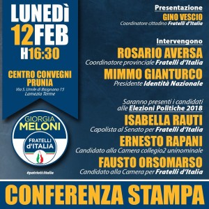 Lunedi'12febbraio