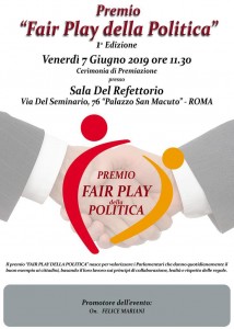 Premio Fair Play della Politica - 1